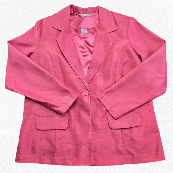 Blair Jackets & Blazers - Blair Pink Blazer Set Y2K Office Chic Career Jacket Shell Size 14